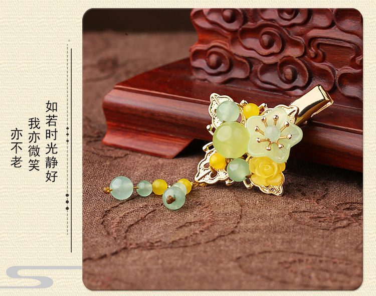 小清新復(fù)古頭飾，淑女氣質(zhì)發(fā)夾頭飾