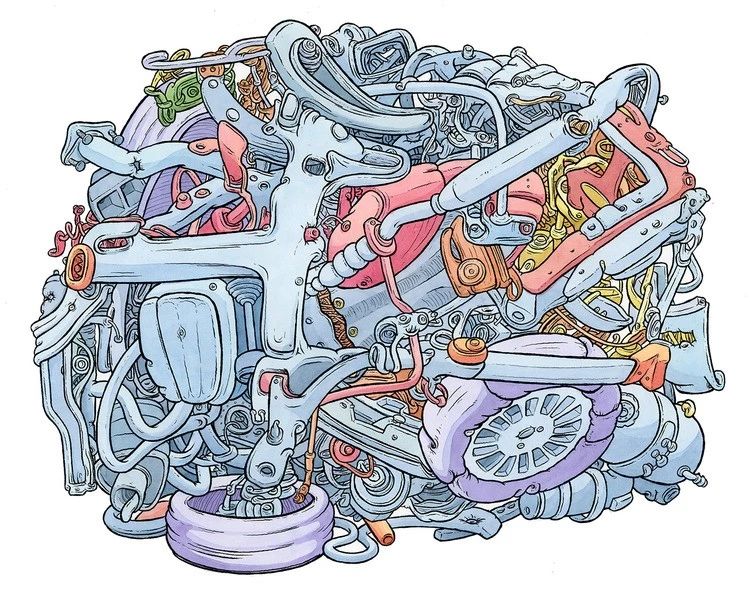 一組天馬行空插畫(huà)作品：看不一樣的視覺(jué)世界!