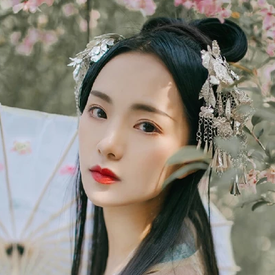 花香滿溢女生頭像，唯美古風(fēng)真人頭像