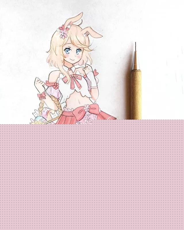 清新可愛美少女插畫，萌化你的心！