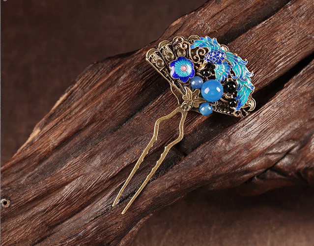 夜鸞芳幽發(fā)簪，一抹浪漫的藍(lán)!