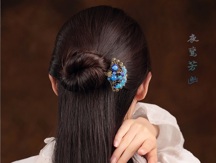 夜鸞芳幽發(fā)簪，一抹浪漫的藍(lán)!