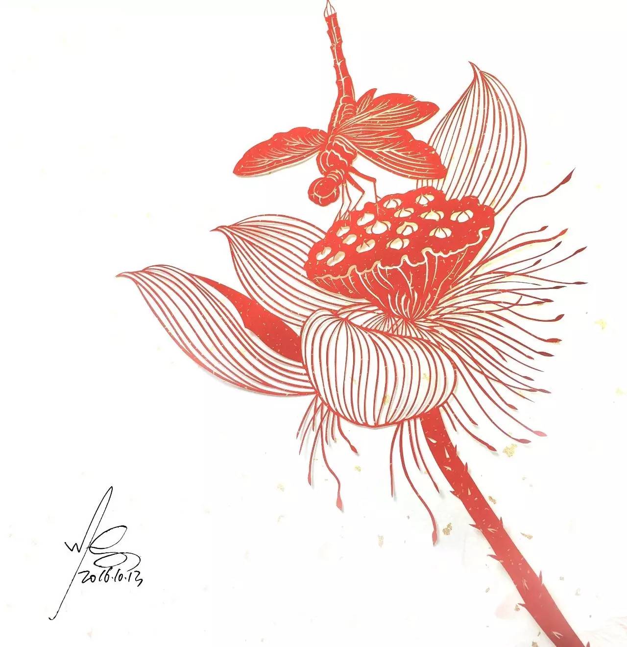 剪紙藝術作品：一次鏤空一根線條的信仰！