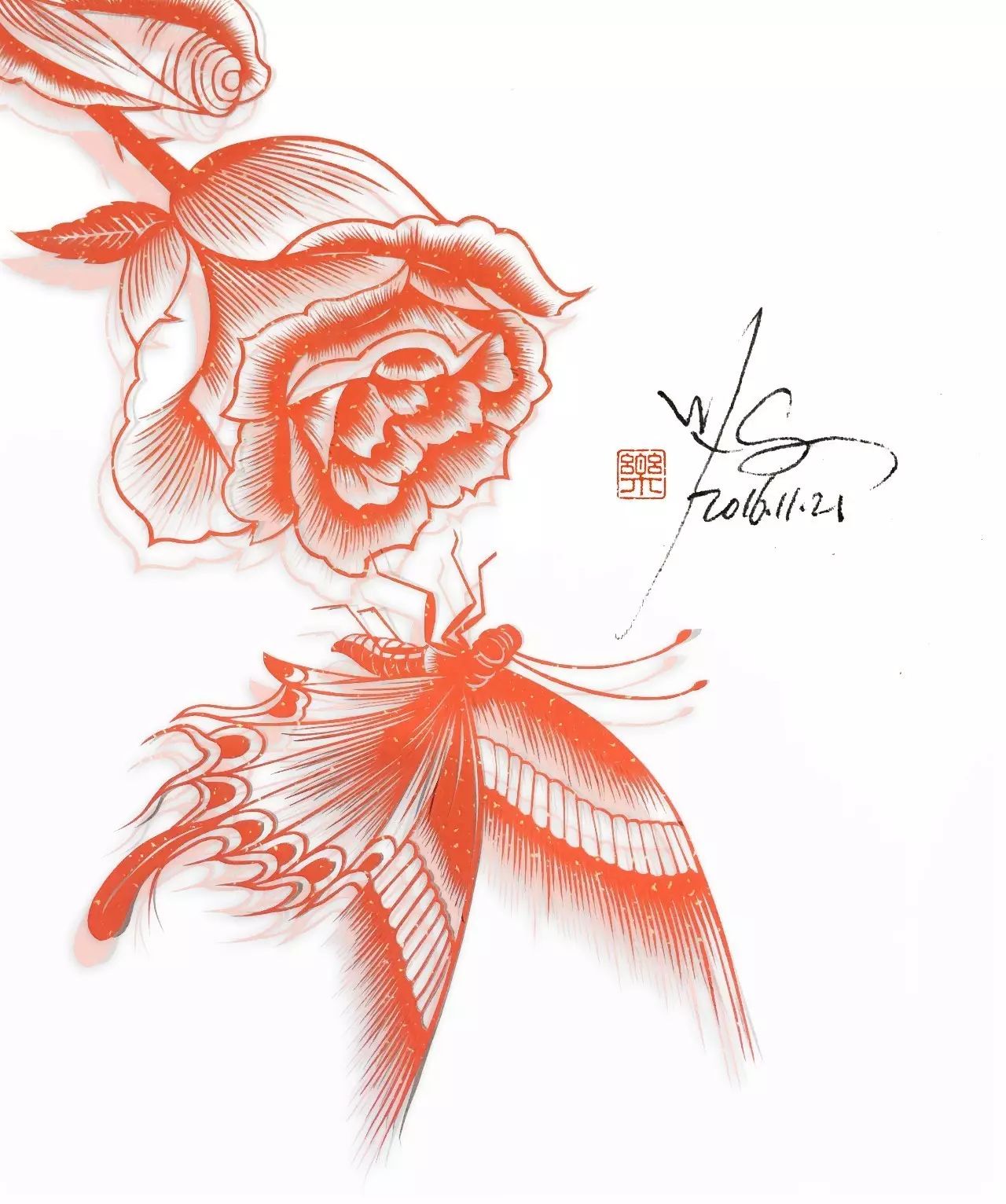 剪紙藝術(shù)作品：一次鏤空一根線條的信仰！