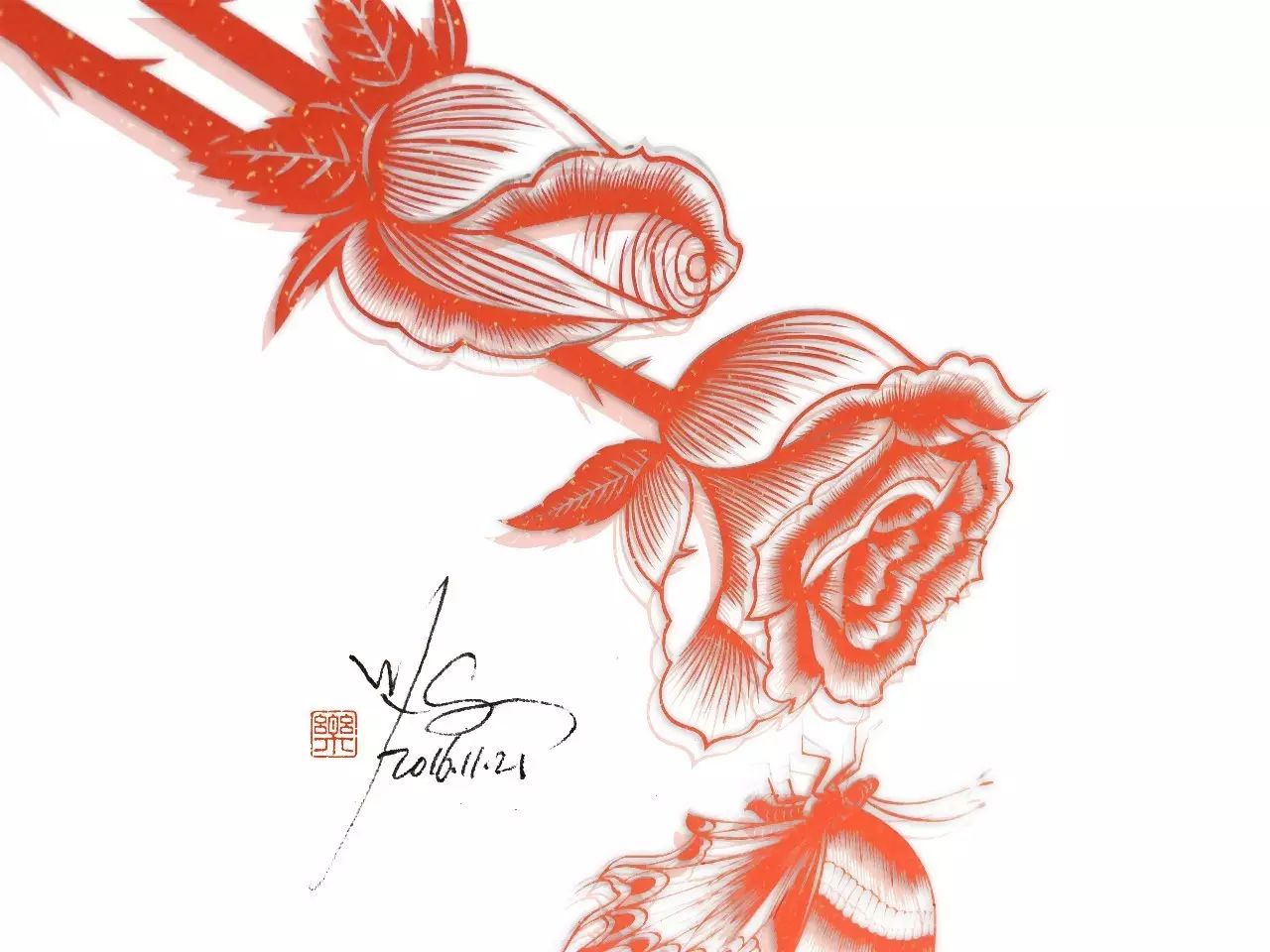 剪紙藝術(shù)作品：一次鏤空一根線條的信仰！