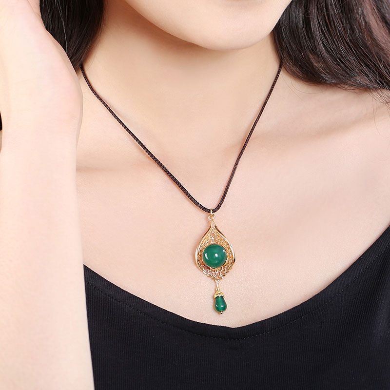 天河念珠項(xiàng)鏈:瑪瑙風(fēng)情的古風(fēng)首飾