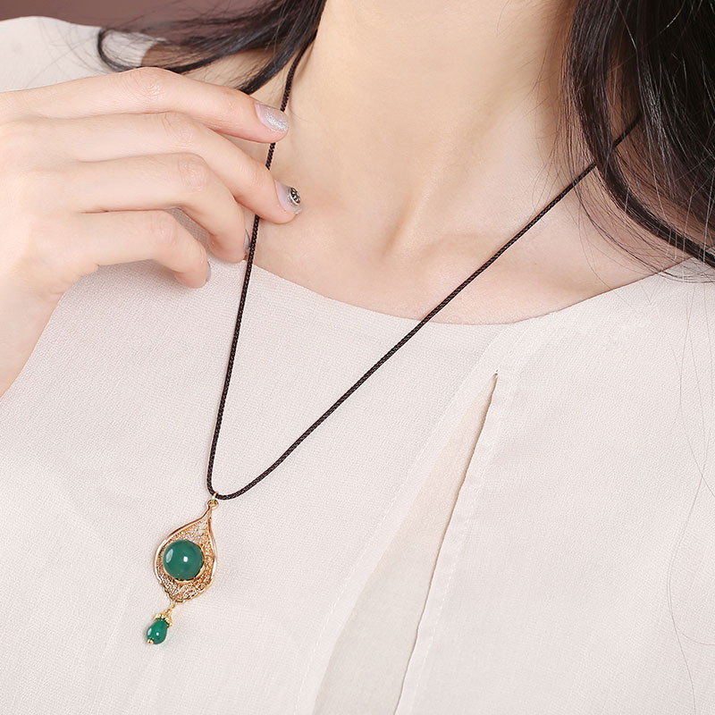 天河念珠項(xiàng)鏈:瑪瑙風(fēng)情的古風(fēng)首飾