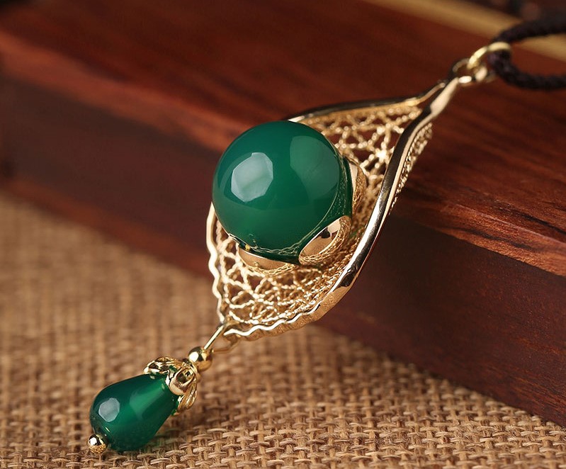 天河念珠項(xiàng)鏈:瑪瑙風(fēng)情的古風(fēng)首飾