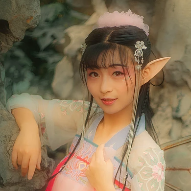 夢幻精靈女生頭像：唯美古風真人頭像