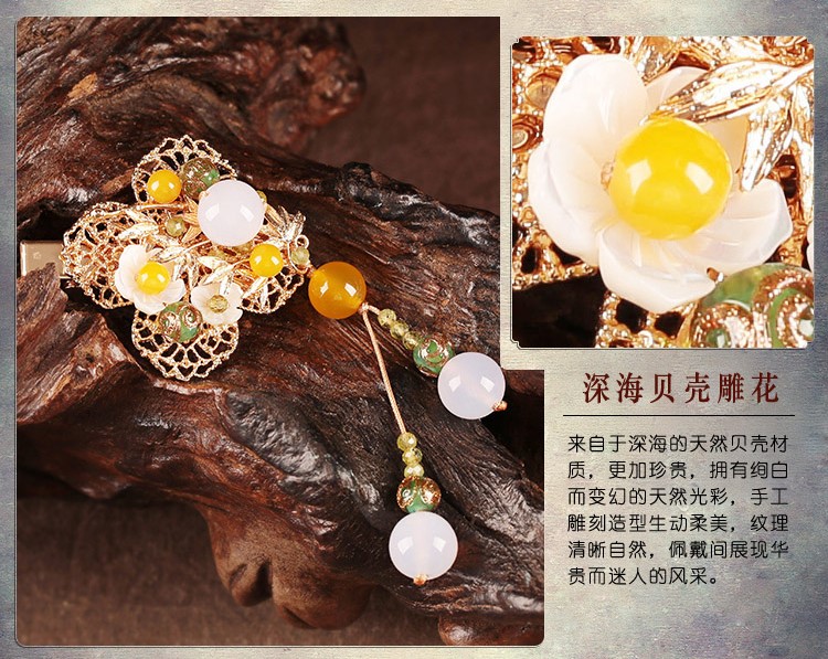 沐陽(yáng)古粉發(fā)夾，向著陽(yáng)光生長(zhǎng)！