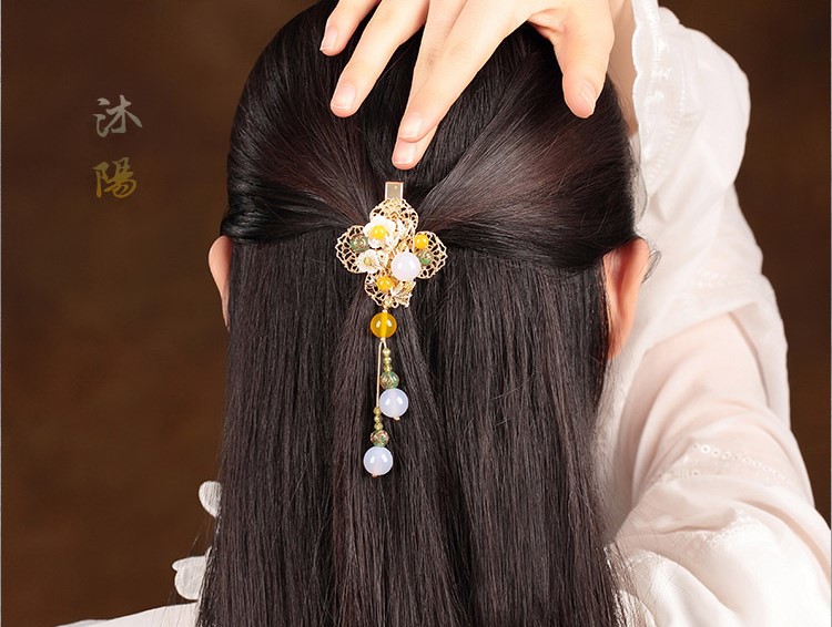 沐陽(yáng)古粉發(fā)夾，向著陽(yáng)光生長(zhǎng)！