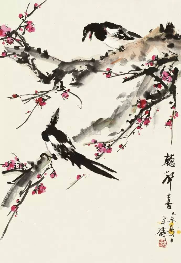 王雪濤國畫作品：28幅精品畫梅美極了！