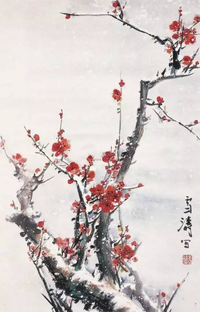 王雪濤國畫作品：28幅精品畫梅美極了！