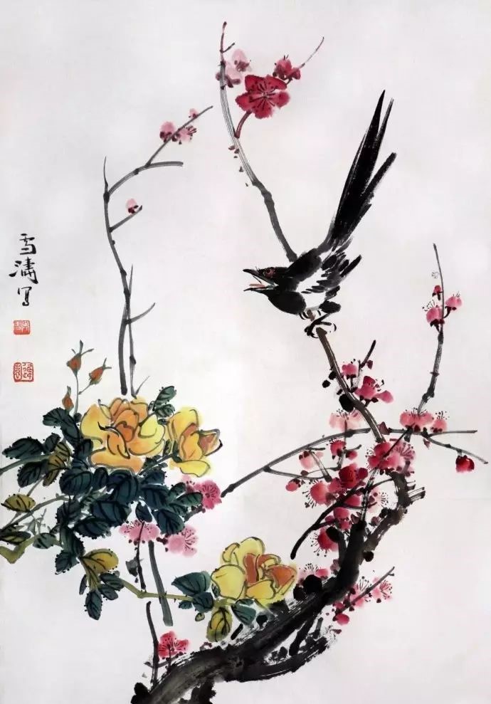 王雪濤國畫作品：28幅精品畫梅美極了！