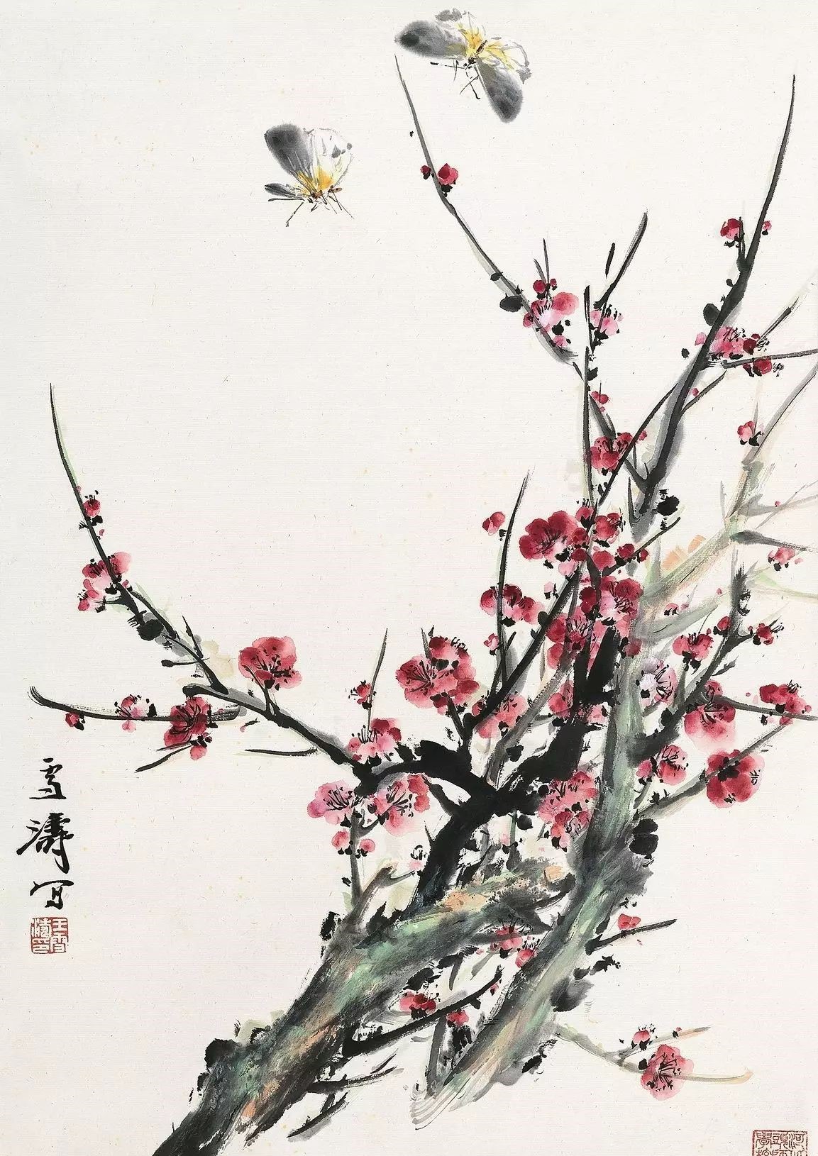 王雪濤國畫作品：28幅精品畫梅美極了！