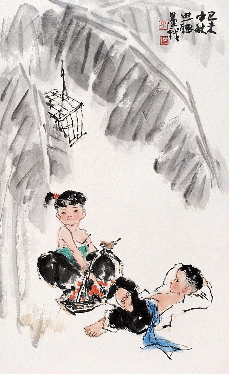 國畫里的兒童，萌翻六一兒童節(jié)！