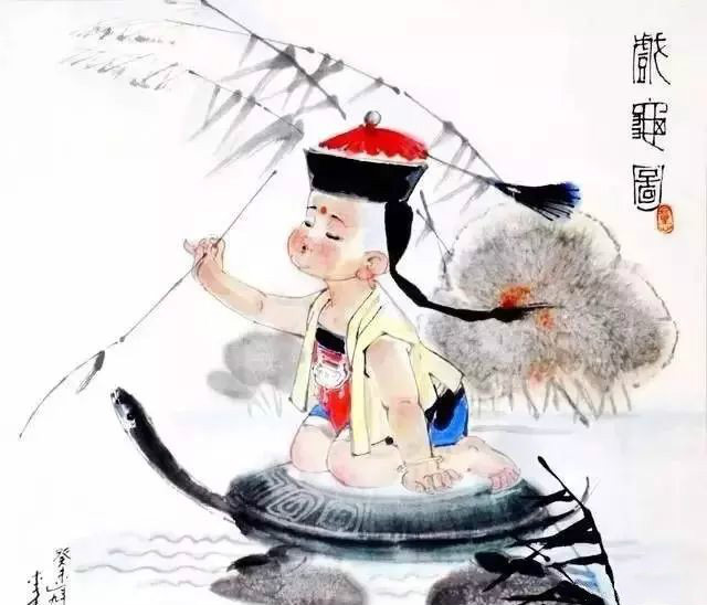 國(guó)畫里的兒童，萌翻六一兒童節(jié)！