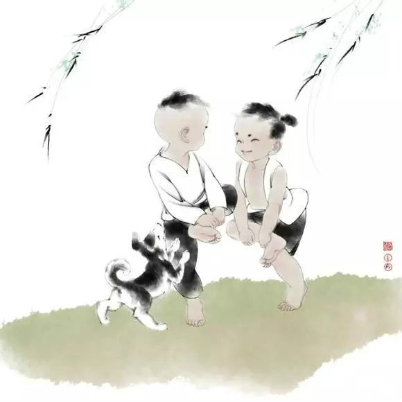 國畫里的兒童，萌翻六一兒童節(jié)！