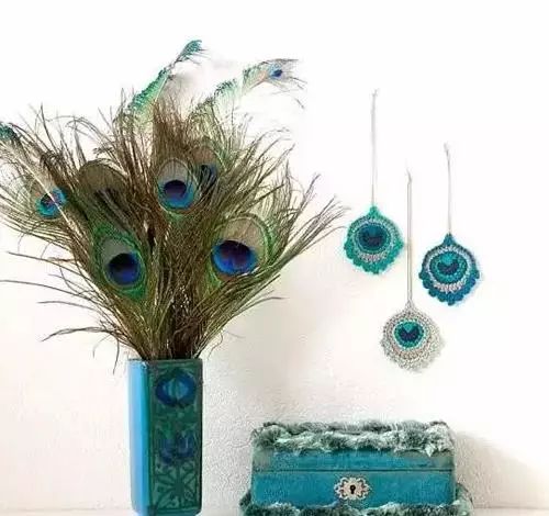 孔雀羽毛編織作品，驚艷眾人！