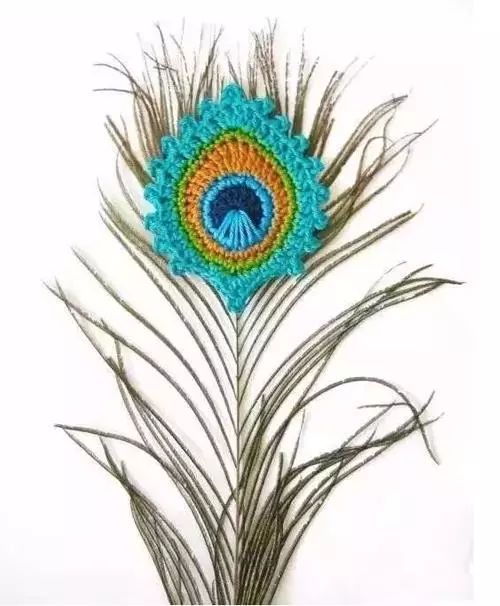 孔雀羽毛編織作品，驚艷眾人！