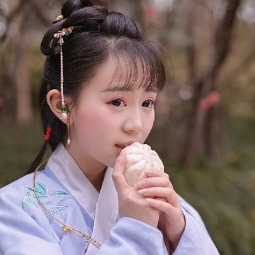 可愛(ài)漢服女生頭像，唯美古風(fēng)真人頭像