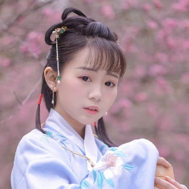 可愛(ài)漢服女生頭像，唯美古風(fēng)真人頭像