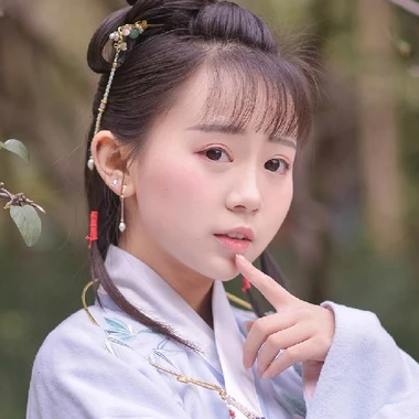 可愛(ài)漢服女生頭像，唯美古風(fēng)真人頭像