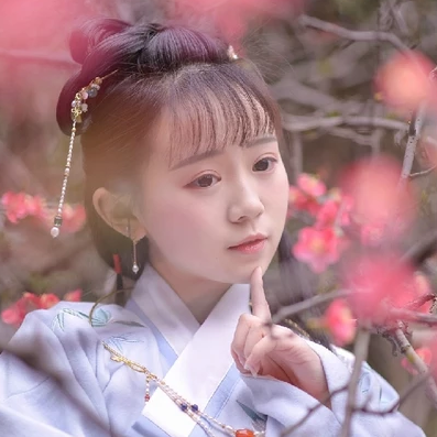 可愛(ài)漢服女生頭像，唯美古風(fēng)真人頭像