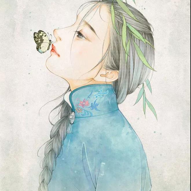 古風(fēng)女子頭像，一顰一笑盡動人