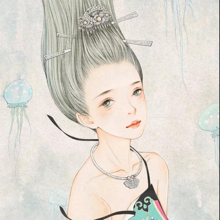 古風(fēng)女子頭像，一顰一笑盡動人