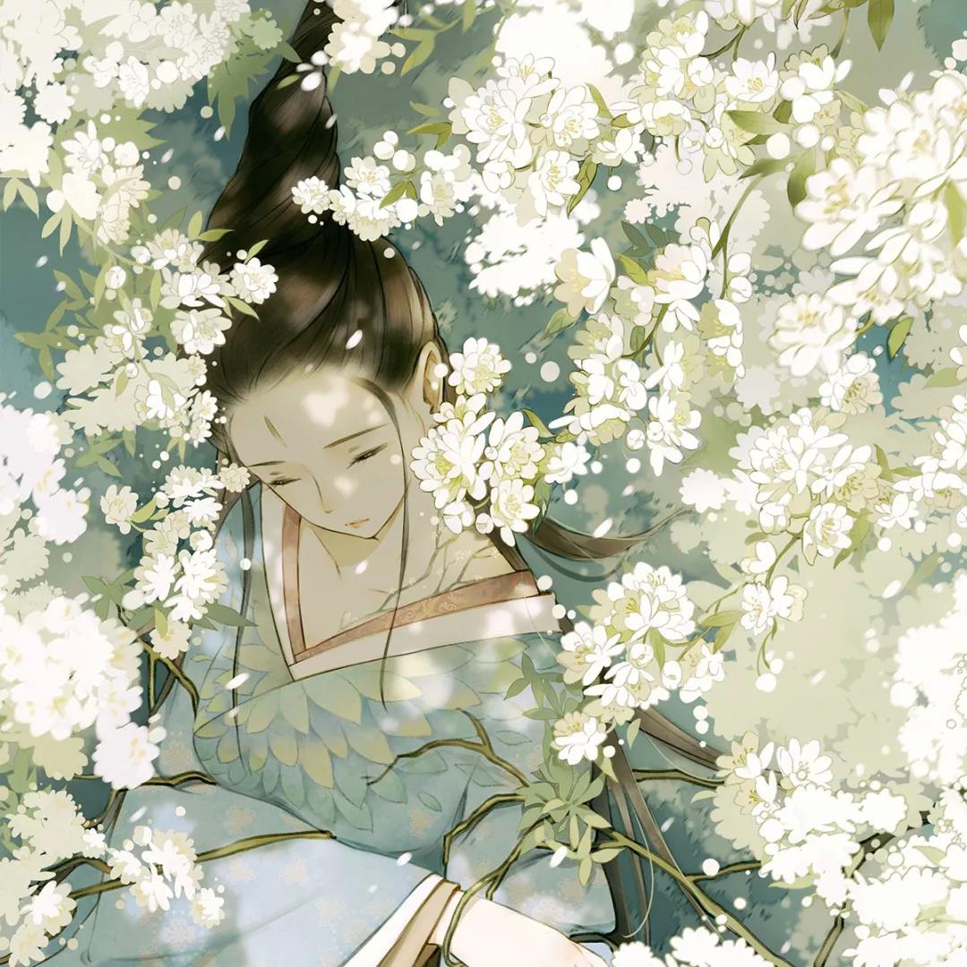 古風(fēng)女子頭像，一顰一笑盡動人