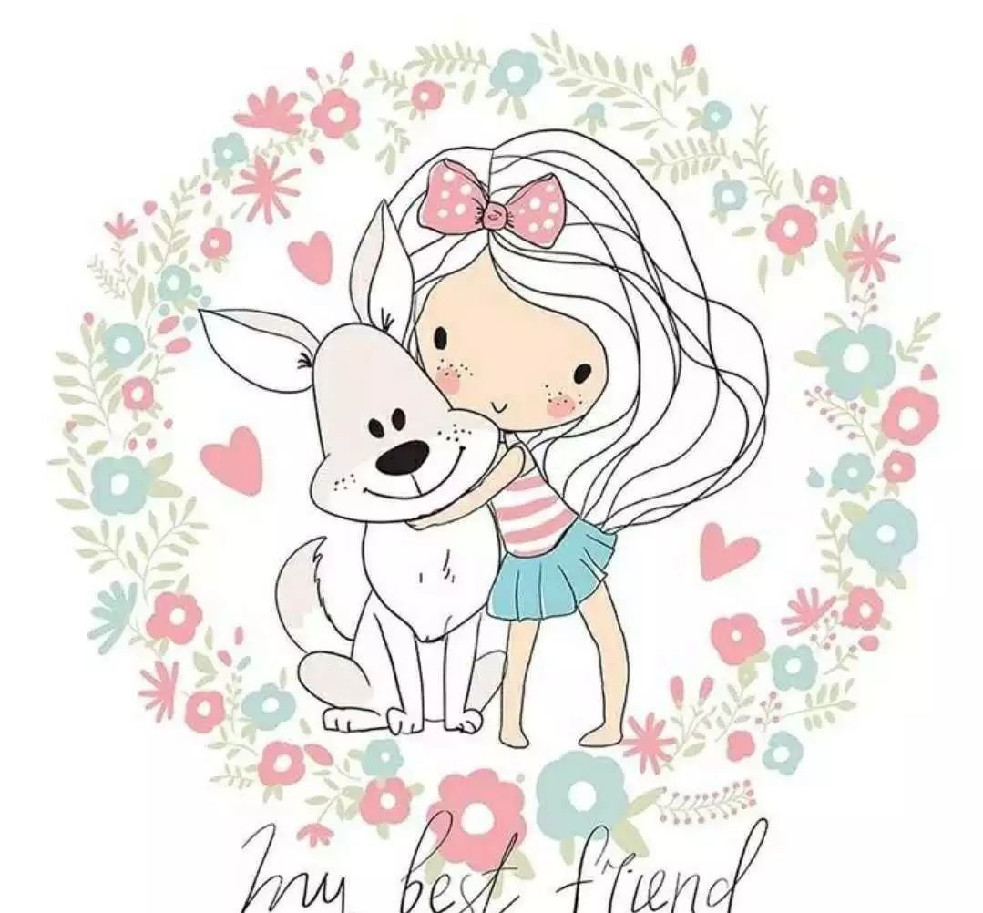 一組清新萌系簡(jiǎn)筆插畫(huà)：萌動(dòng)你的心靈！