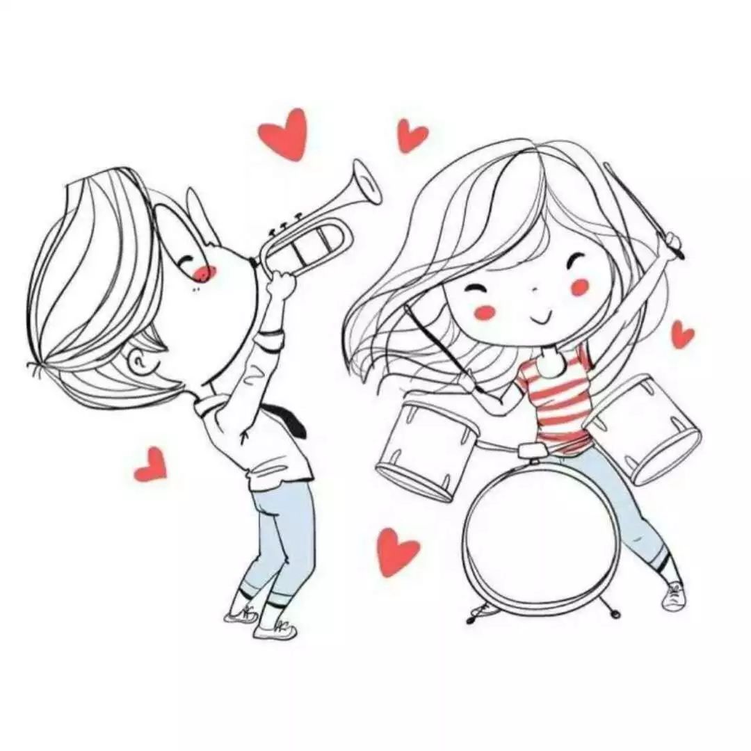 一組清新萌系簡(jiǎn)筆插畫(huà)：萌動(dòng)你的心靈！