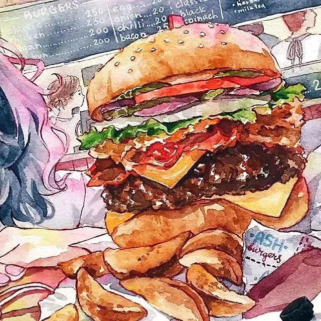 37款唯美水彩插畫：不一樣的色彩視覺！