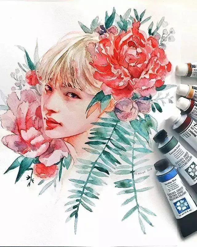 37款唯美水彩插畫(huà)：不一樣的色彩視覺(jué)！