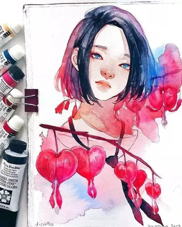 37款唯美水彩插畫(huà)：不一樣的色彩視覺(jué)！