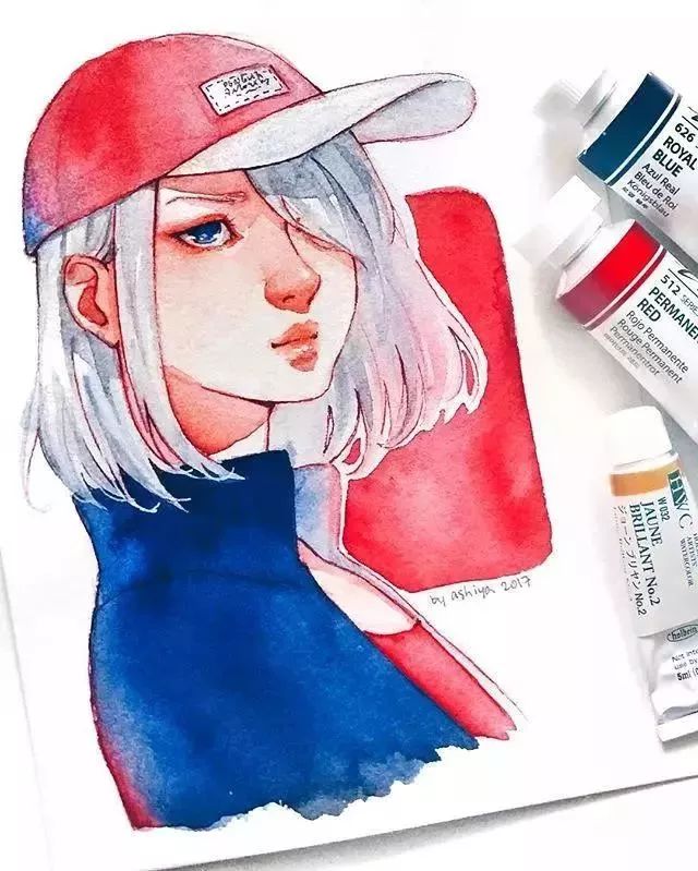 37款唯美水彩插畫：不一樣的色彩視覺(jué)！