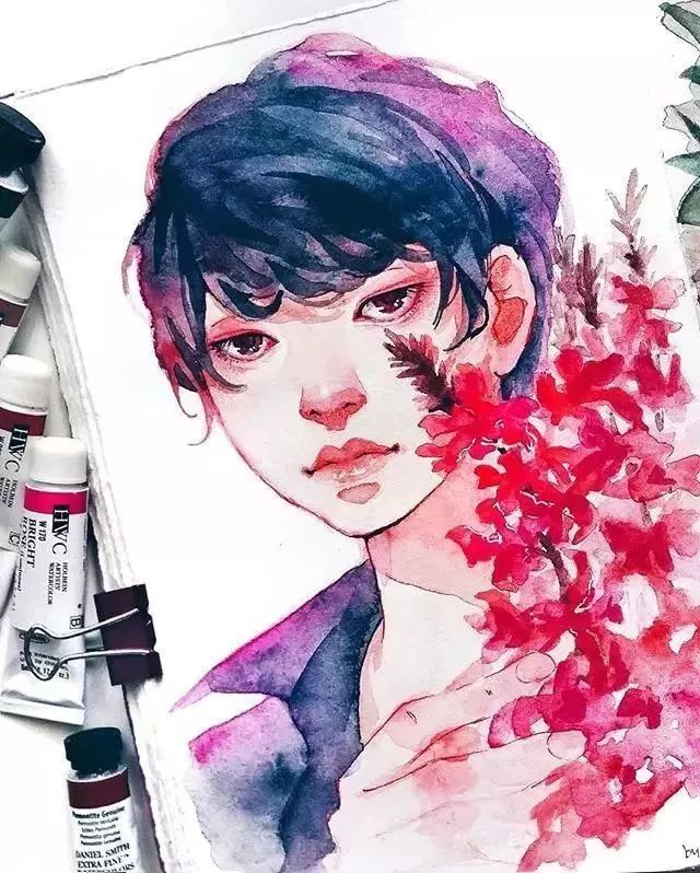 37款唯美水彩插畫：不一樣的色彩視覺(jué)！