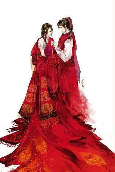 13款驚艷紅衣古風(fēng)圖片，唯美意境圖片!