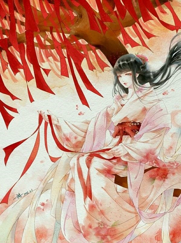 13款驚艷紅衣古風(fēng)圖片，唯美意境圖片!