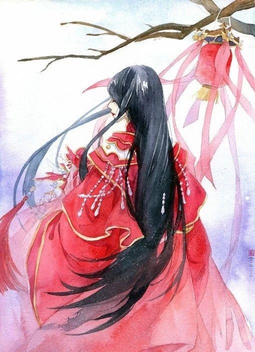 13款驚艷紅衣古風(fēng)圖片，唯美意境圖片!