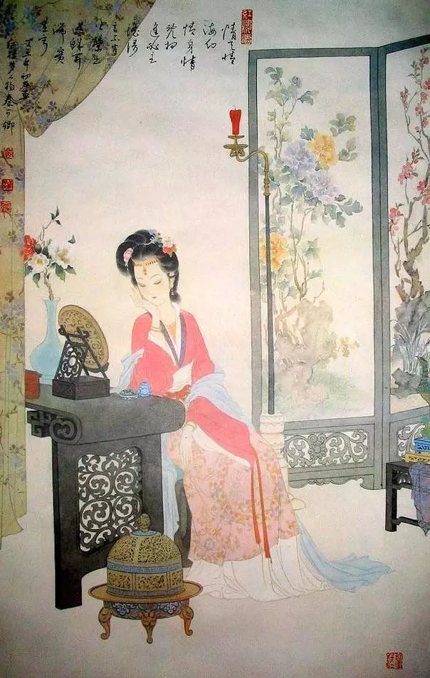 馮其庸國(guó)畫作品：手繪《紅樓夢(mèng)》人物圖美呆了