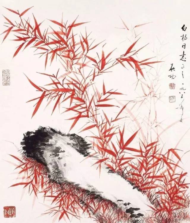 國(guó)畫(huà)竹子：竹語(yǔ)竹畫(huà)君子當(dāng)如竹！