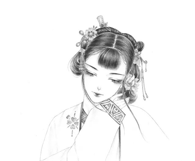 9款黑白古風(fēng)美女圖片：千姿百態(tài)撩動(dòng)你的心