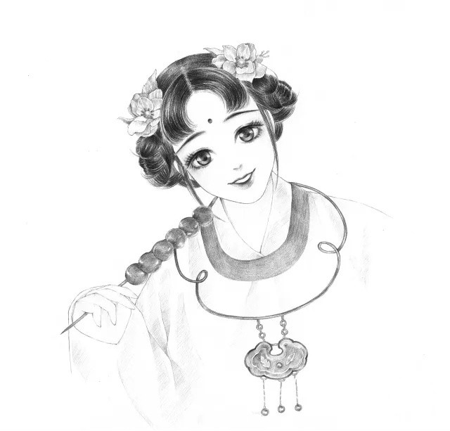 9款黑白古風(fēng)美女圖片：千姿百態(tài)撩動(dòng)你的心