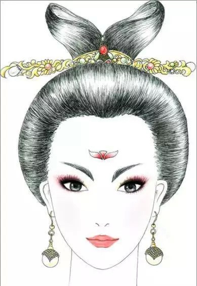 八款各朝代古裝發(fā)型:一組手繪彩鉛古裝發(fā)型