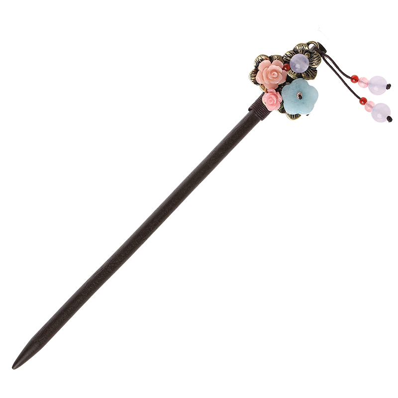 淑女發(fā)簪頭飾，清新自然簪子