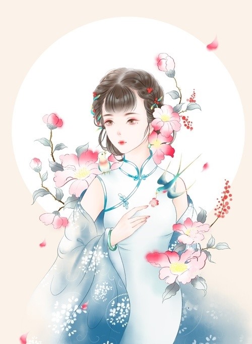 9款清新唯美女子古風圖片：一顰一笑甚是迷人！