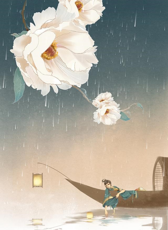 一組唯美古風(fēng)圖片：一人一花一世界！