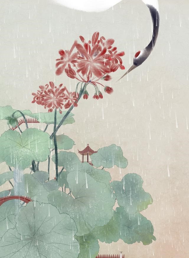 一組唯美古風(fēng)圖片：一人一花一世界！